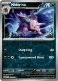 Front of Nidorino 033/165 from Scarlet & Violet 151