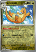 Front of Dragonite 149/165 from Scarlet & Violet 151