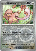 Front of Lickitung 108/165 from Scarlet & Violet 151