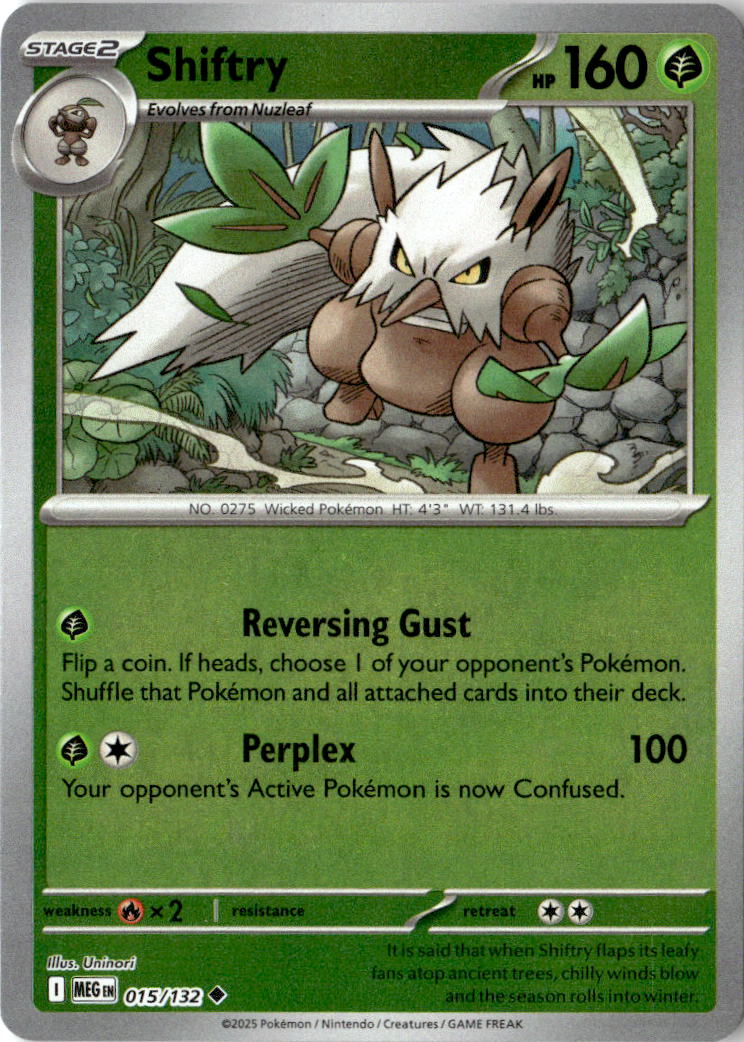 Front of Shiftry 015/132 from Mega Evolution