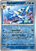 Front of Vaporeon 022/131 from Prismatic Evolutions