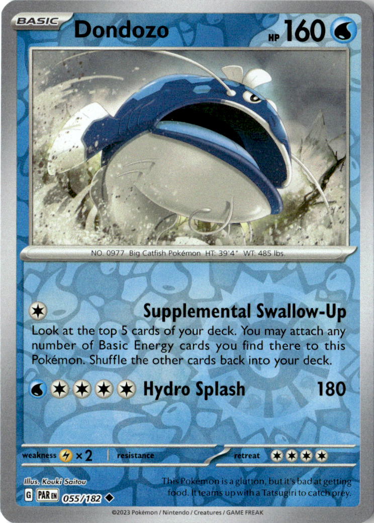 Front of Dondozo 055/182 from Paradox Rift