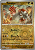 Front of Groudon 049/131 from Prismatic Evolutions