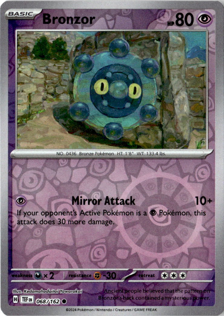 Front of Bronzor 068/162 from Temporal Forces