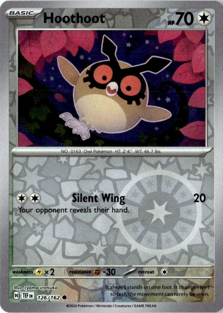 Front of Hoothoot 126/162 from Temporal Forces