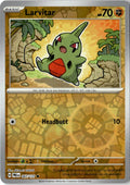 Front of Larvitar 047/131 from Prismatic Evolutions