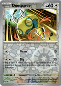 Front of Dunsparce 079/131 from Prismatic Evolutions