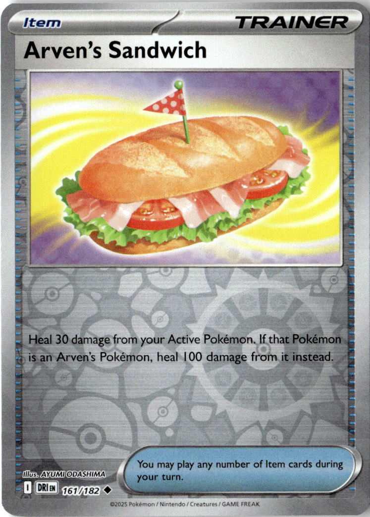Front of Arven's Sandwich 161/182 from Destined Rivals