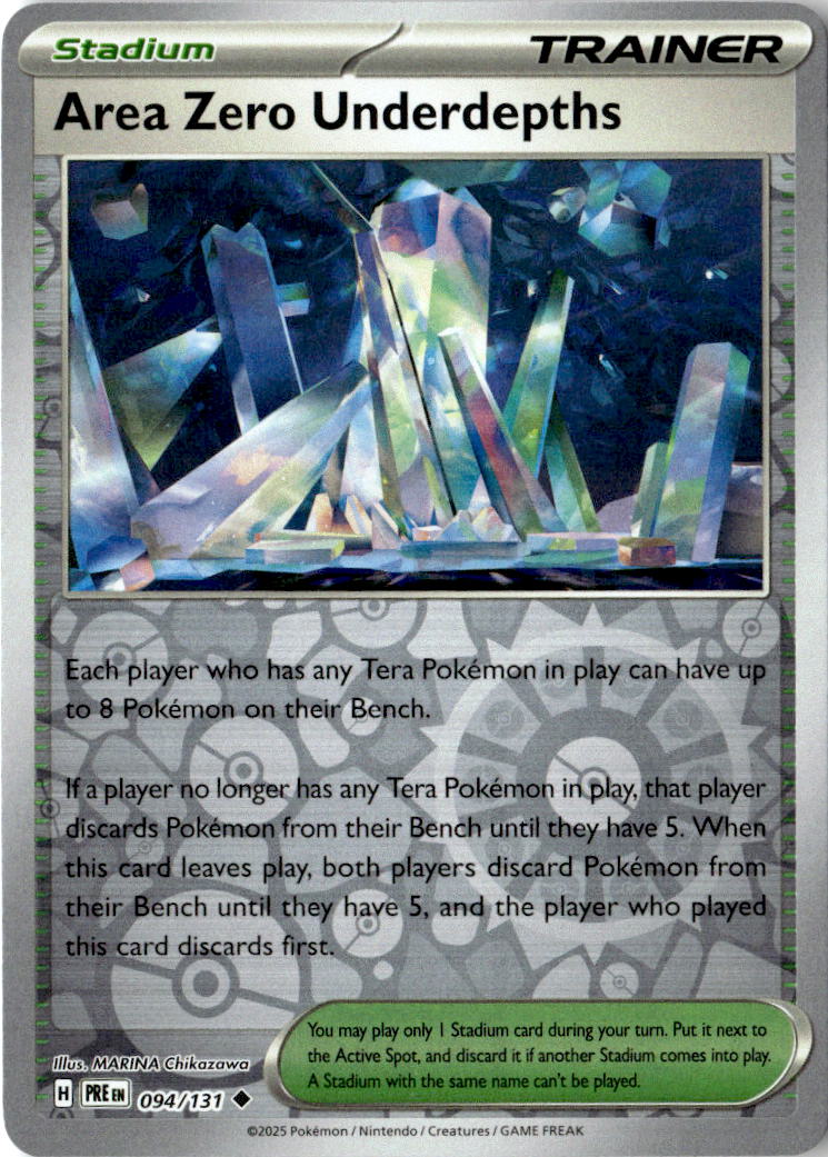 Front of Area Zero Underdepths 094/131 from Prismatic Evolutions