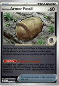 Front of Antique Armor Fossil 072/084 from Pitch Black