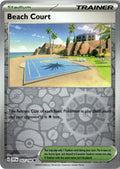 Front of Beach Court 167/198 from Scarlet & Violet Base Set