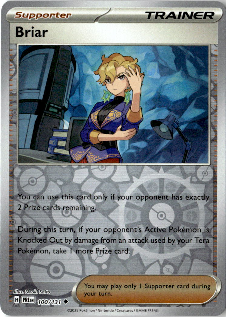 Front of Briar 100/131 from Prismatic Evolutions