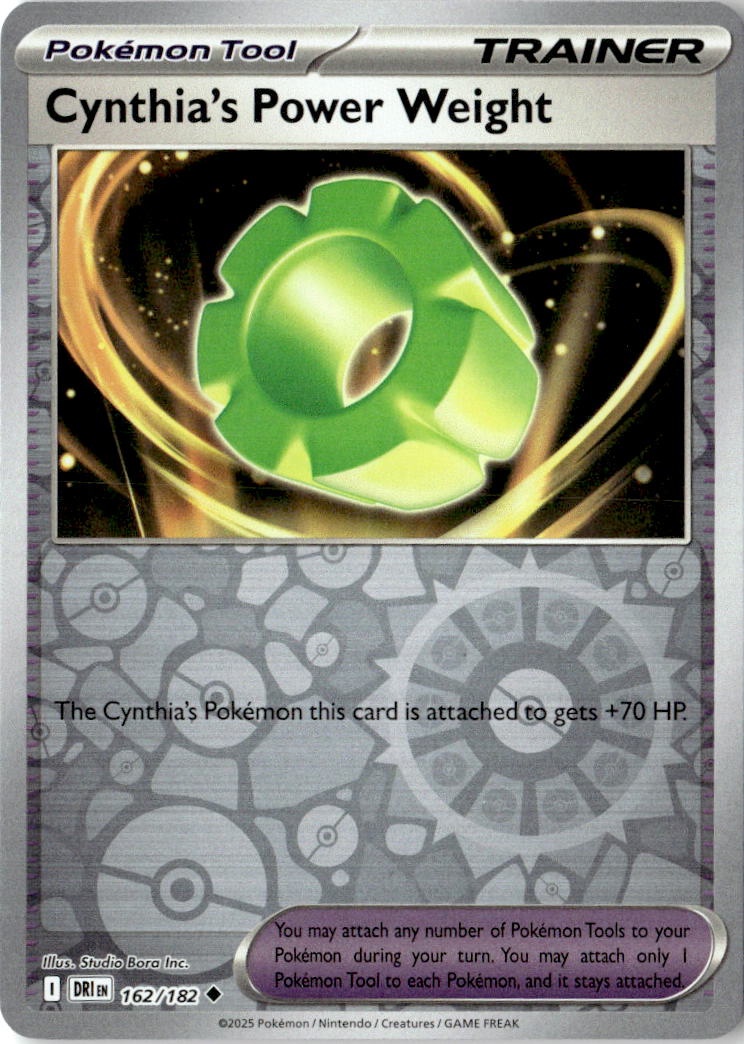 Front of Cynthia's Power Weight 162/182 from Destined Rivals