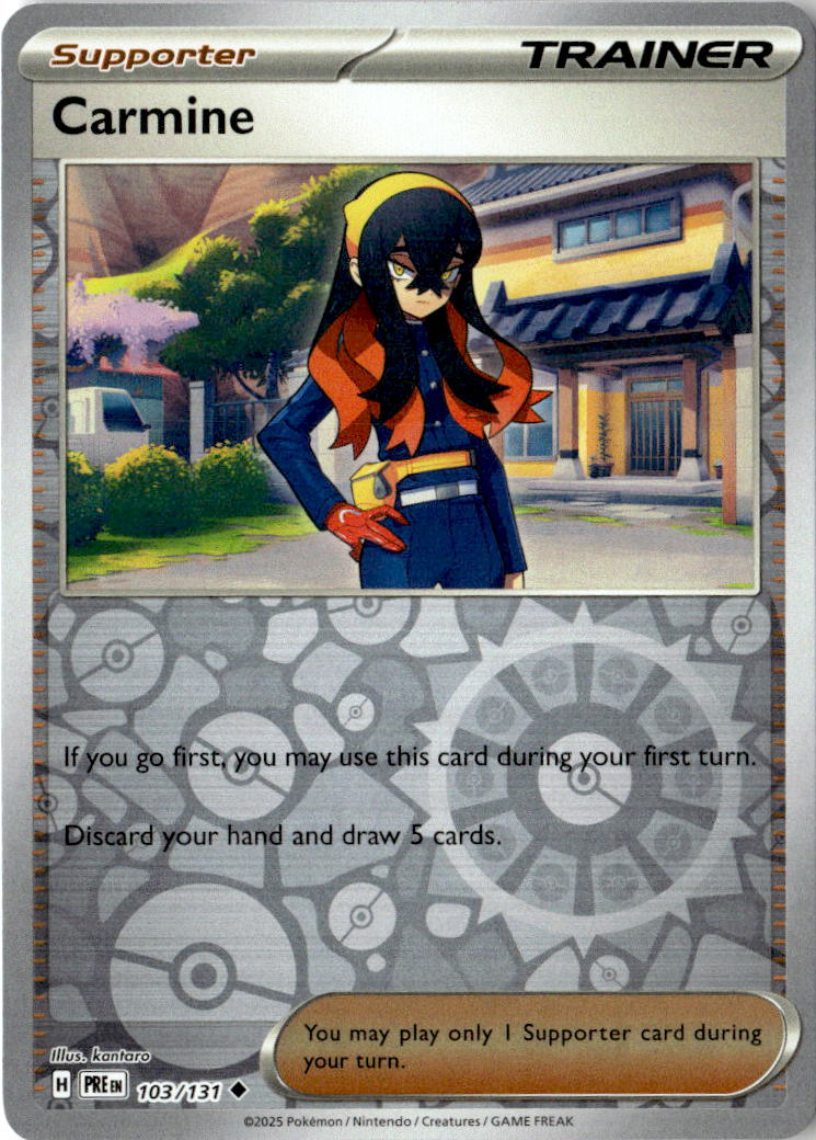 Front of Carmine 103/131 from Prismatic Evolutions