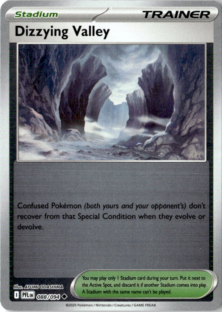 Front of Dizzying Valley 088/094 from Phantasmal Flames