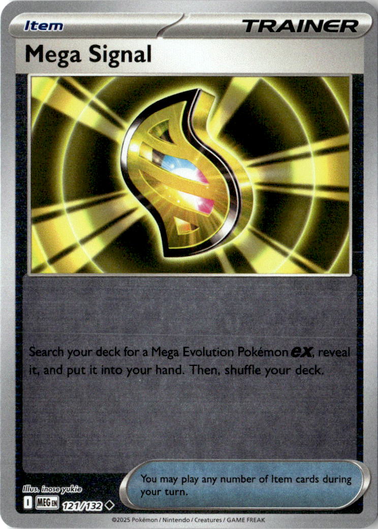 Front of Mega Signal 121/132 from Mega Evolution