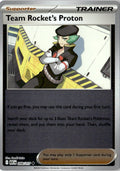 Front of Team Rocket's Proton 208/217 from Ascended Heroes