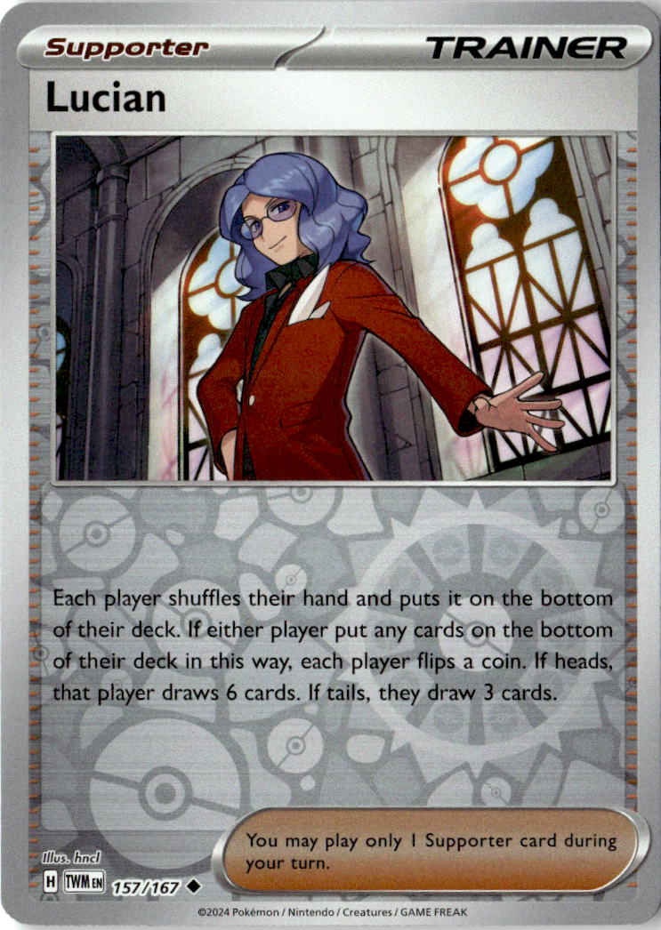 Front of Lucian 157/167 from Twilight Masquerade