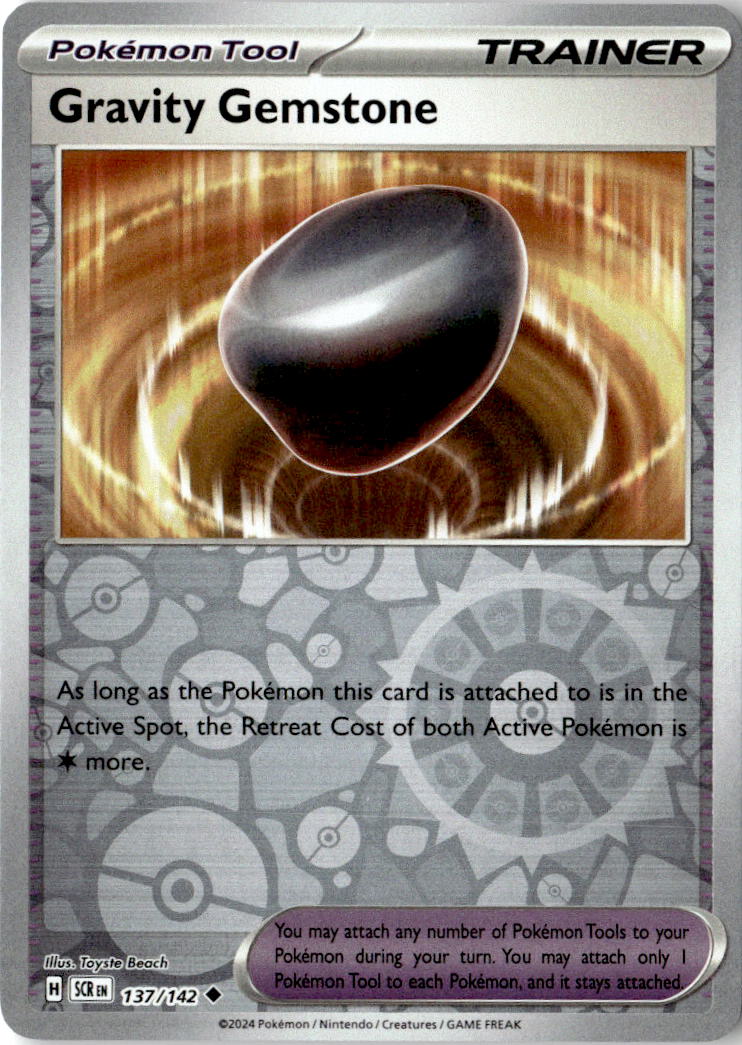 Front of Gravity Gemstone 137/142 from Stellar Crown