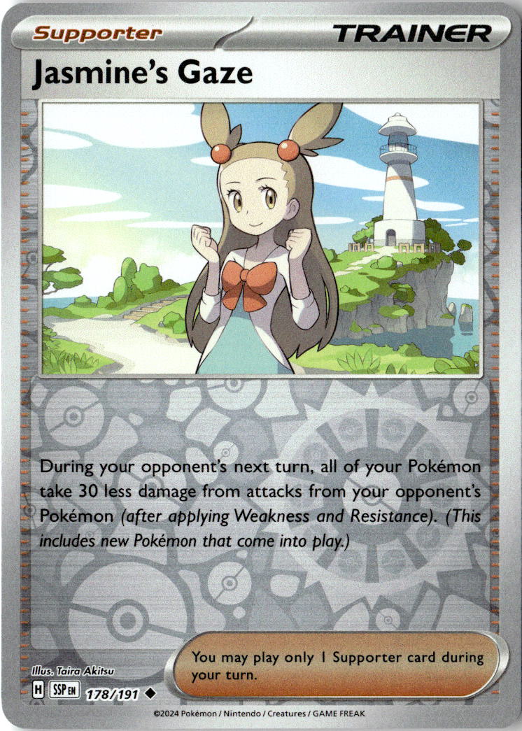 Front of Jasmine's Gaze 178/191 from Surging Sparks