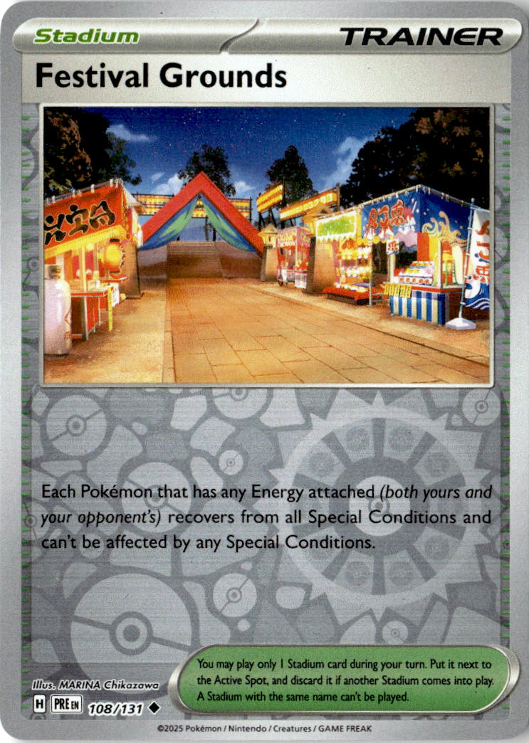 Front of Festival Grounds 108/131 from Prismatic Evolutions