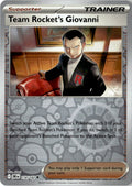 Front of Team Rocket's Giovanni 174/182 from Destined Rivals