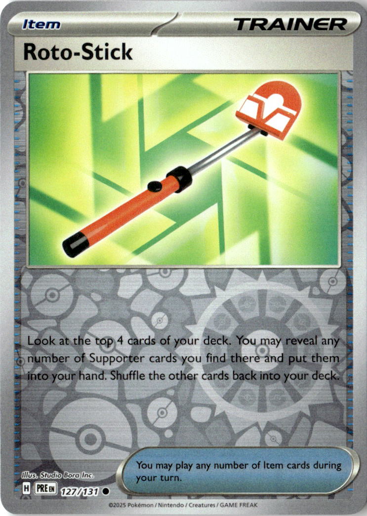 Front of Roto-Stick 127/131 from Prismatic Evolutions