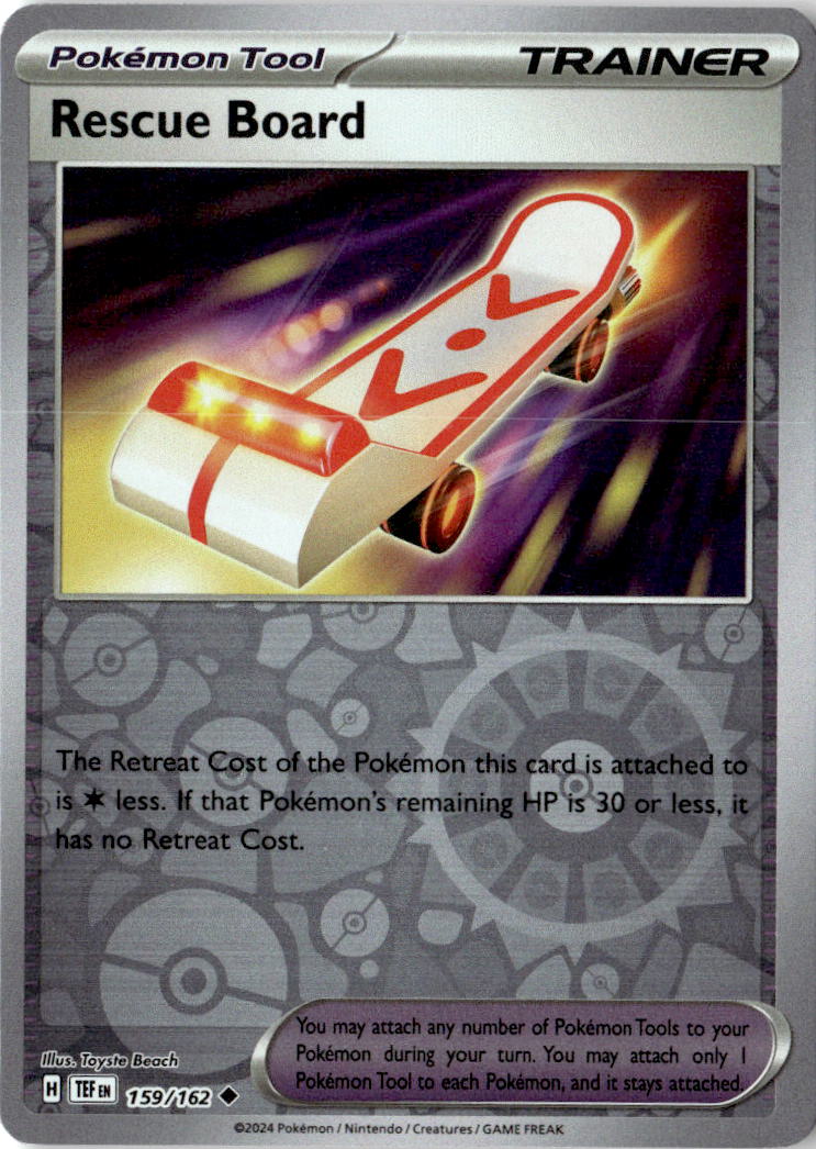Front of Rescue Board 159/162 from Temporal Forces