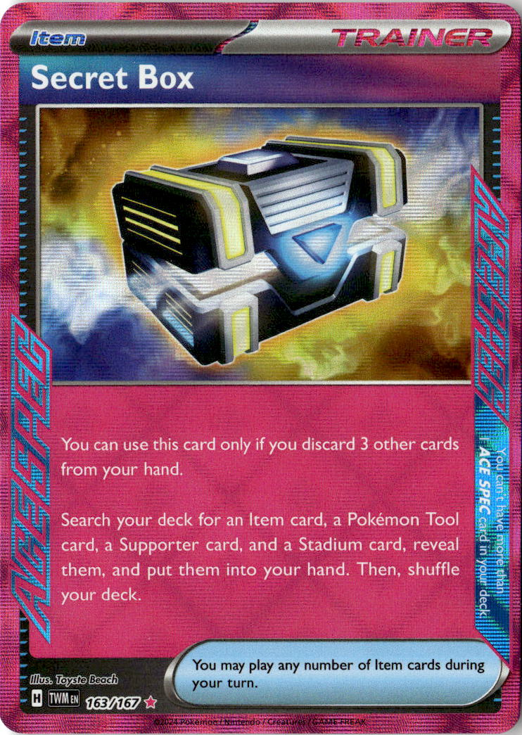 Front of Secret Box 163/167 from Twilight Masquerade