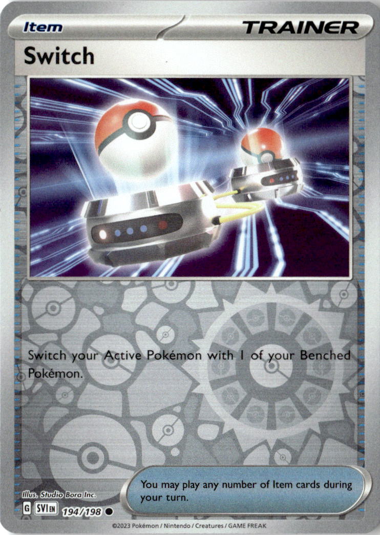Front of Switch 194/198 from Scarlet & Violet Base Set