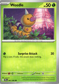 Front of Weedle 001/086 from Chaos Rising