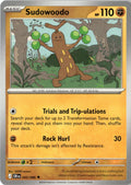 Front of Sudowoodo 043/086 from Chaos Rising
