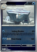 Front of Avalugg 024/086 from Chaos Rising