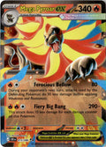 Front of Mega Pyroar ex 015/086 from Chaos Rising
