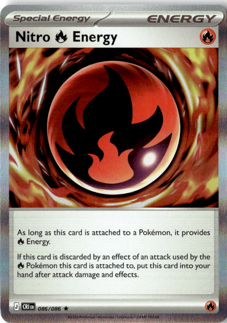 Front of Nitro R Energy 086/086 from Chaos Rising