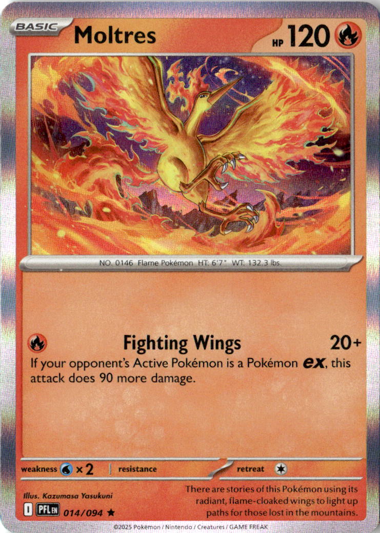 Front of Moltres 014/094 from Phantasmal Flames