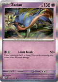Front of Zacian 045/094 from Phantasmal Flames