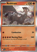 Front of Reshiram 017/094 from Phantasmal Flames