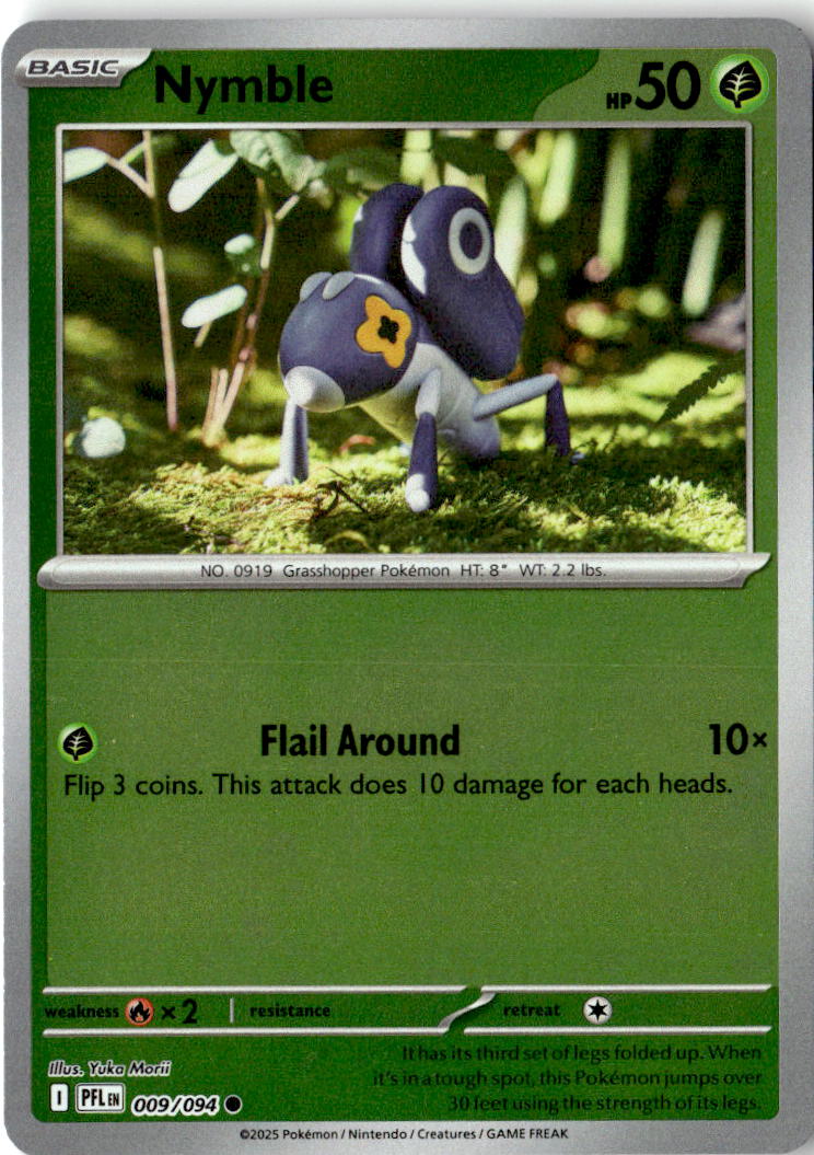 Front of Nymble 009/094 from Phantasmal Flames