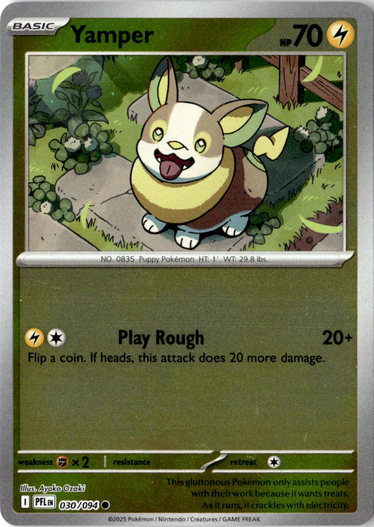 Front of Yamper 030/094 from Phantasmal Flames