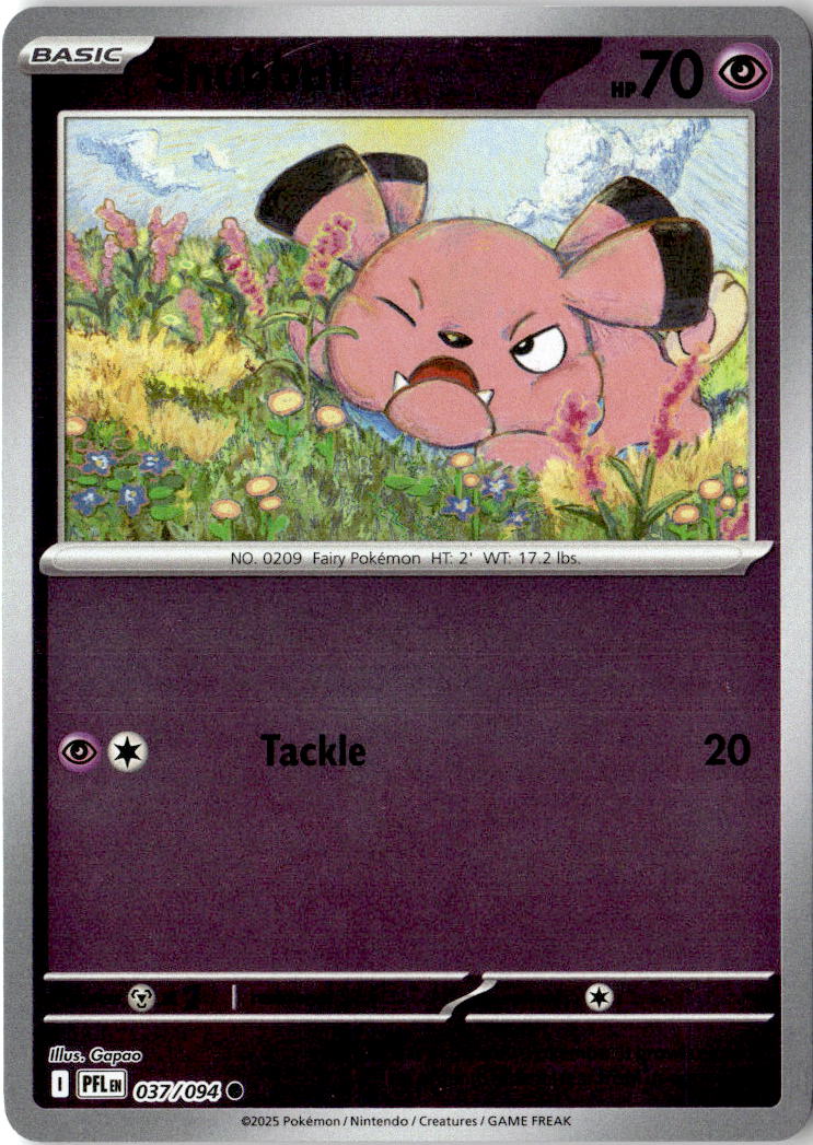 Front of Snubbull 037/094 from Phantasmal Flames