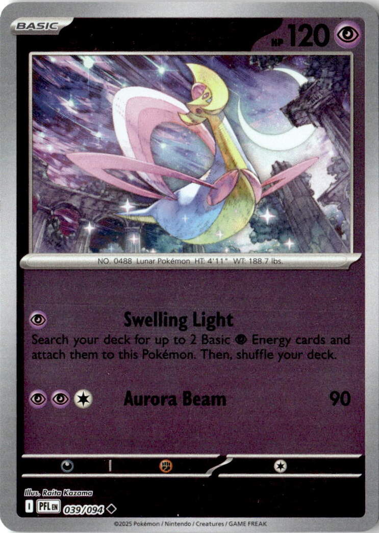 Front of Cresselia 039/094 from Phantasmal Flames