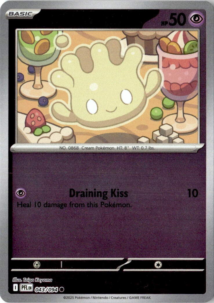 Front of Milcery 043/094 from Phantasmal Flames
