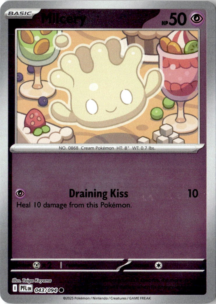 Front of Milcery 043/094 from Phantasmal Flames