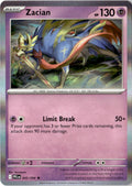 Front of Zacian 045/094 from Phantasmal Flames