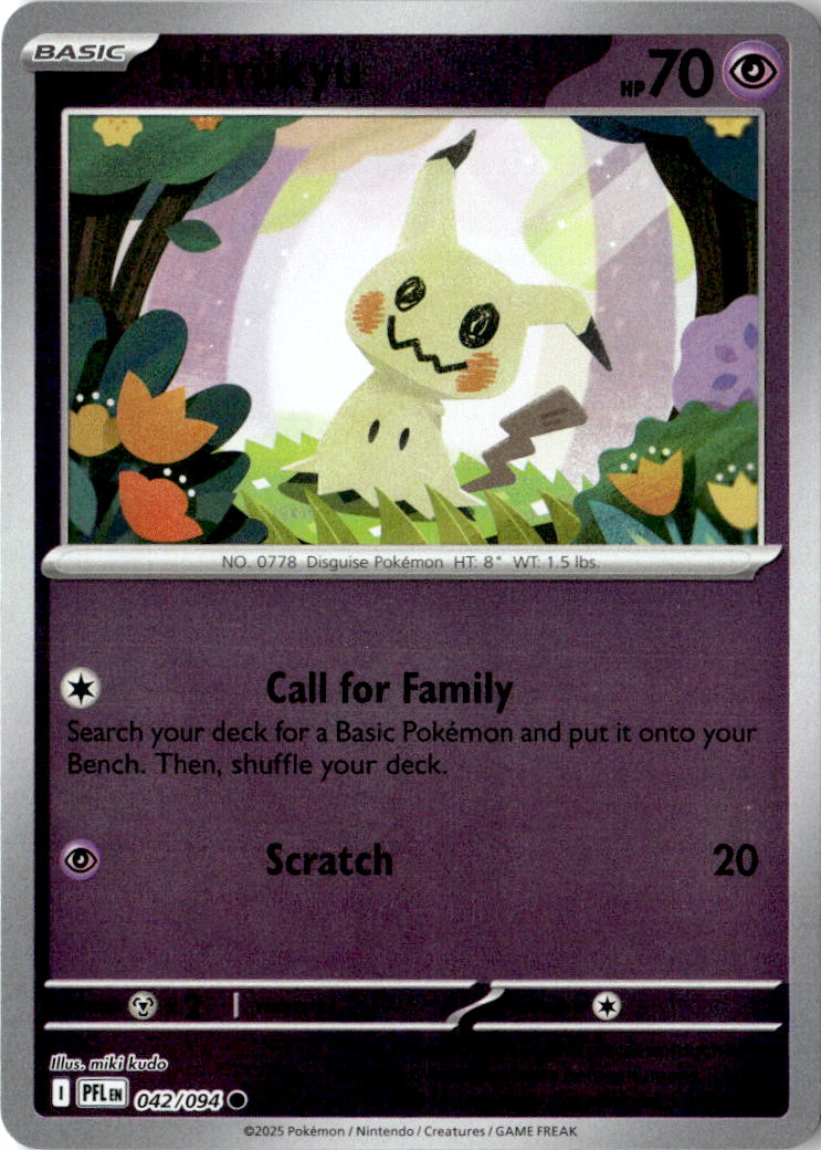 Front of Mimikyu 042/094 from Phantasmal Flames