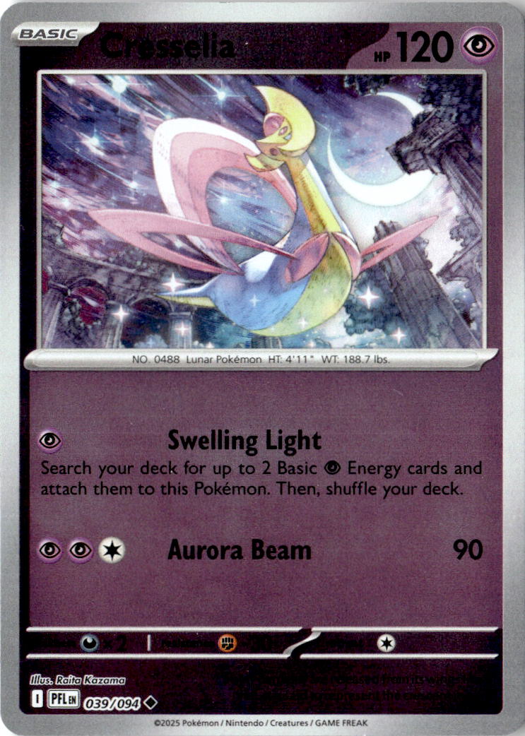 Front of Cresselia 039/094 from Phantasmal Flames