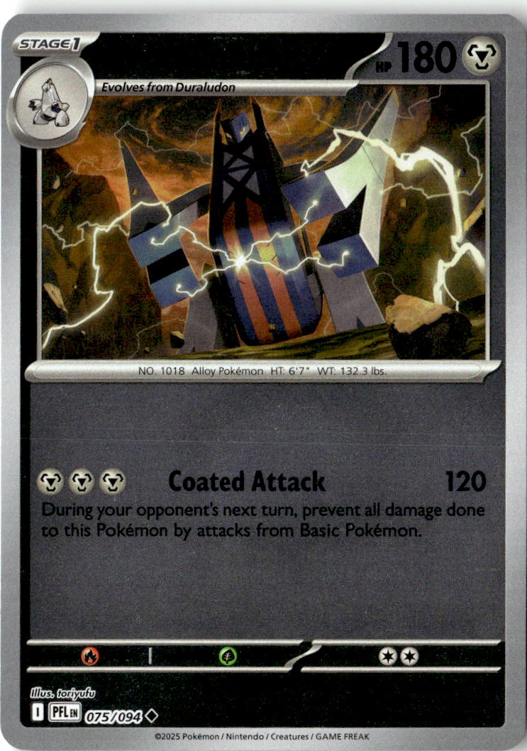 Front of Archaludon 075/094 from Phantasmal Flames