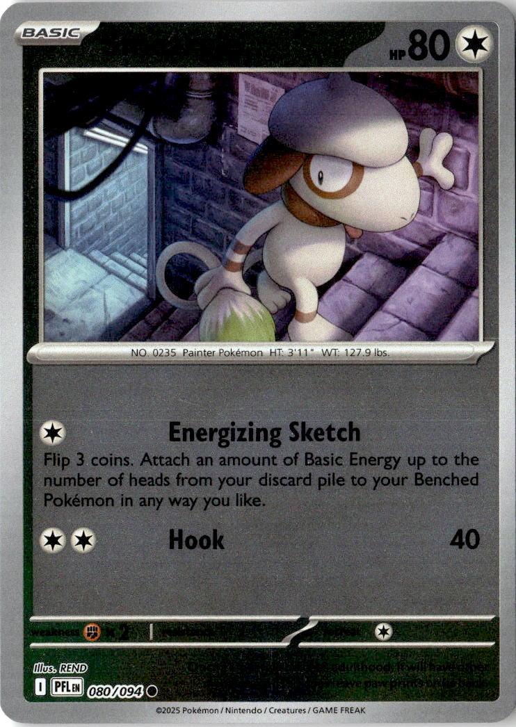 Front of Smeargle 080/094 from Phantasmal Flames