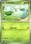 Front of Cottonee 007/131 from Prismatic Evolutions